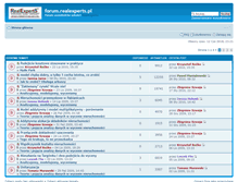 Tablet Screenshot of forum.realexperts.pl